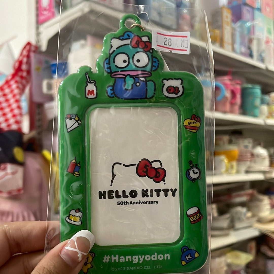 Hello Kitty 50th anniversary card holders Keroppi Hangyodon PataPataPeppy Monkichi My Melody Hello Kitty Kuromi Badtz Mary