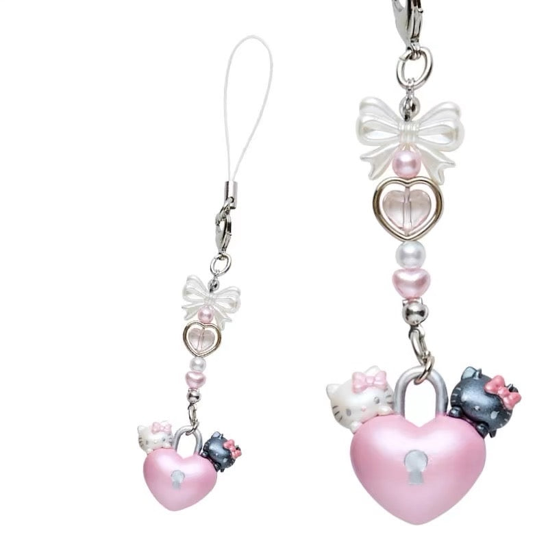 Hello Kitty Angel and Devil series phone charms