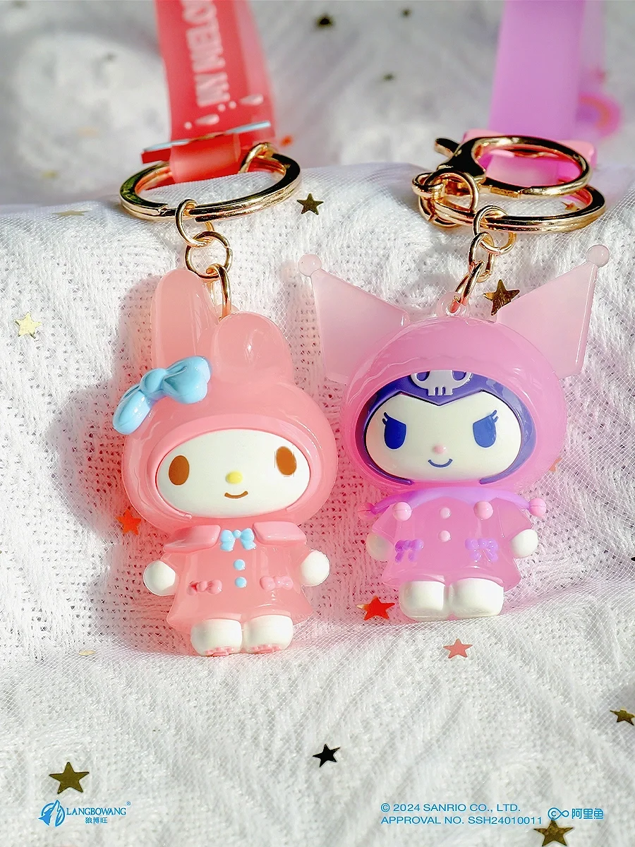 HM101 Sanrio Raining Day Raincoat blind box & Keychain Pochacco PomPomPurin My Melody Kuromi