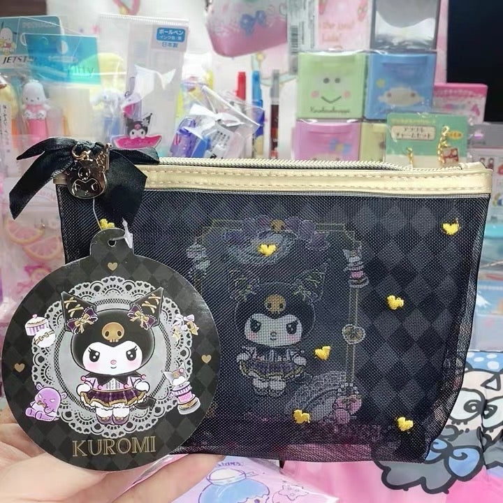 Sanrio Kuromi Dark Lolita Series Makeup Bag Card Bag