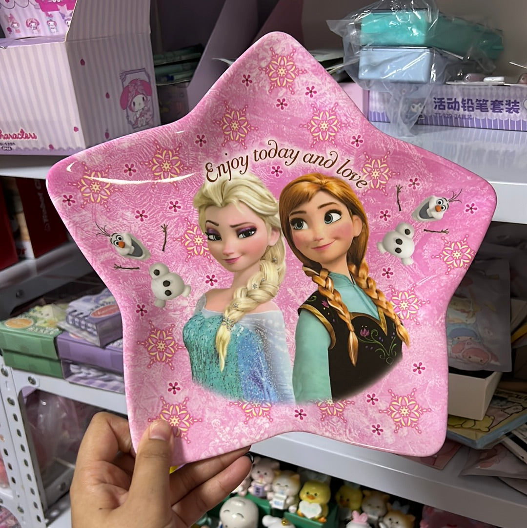 Star plates Kitty plate frozen plate