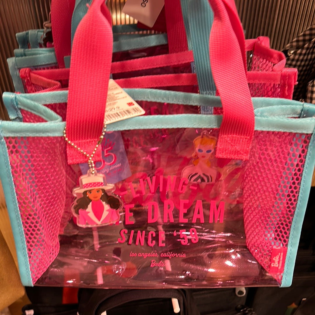 Barbie cleat bling tote bag