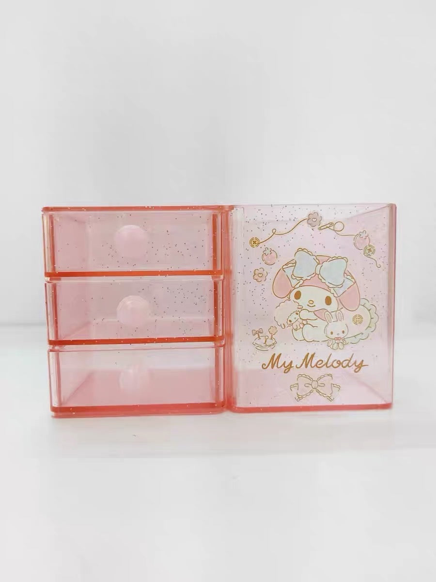 HP786 Hong Kong Sanrio Cartoon Anime Plastic Storage Box Authentic