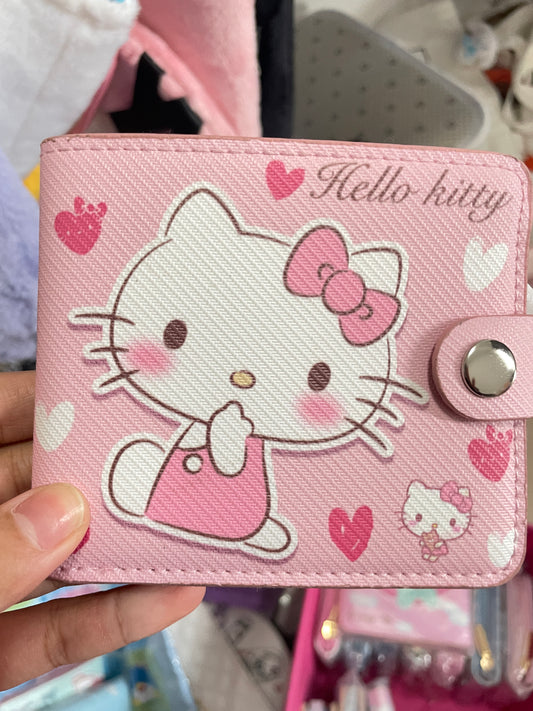 Clearance Sanrio wallets Hello Kitty Kuromi Cinnamoroll My Melody Little Twins Stars