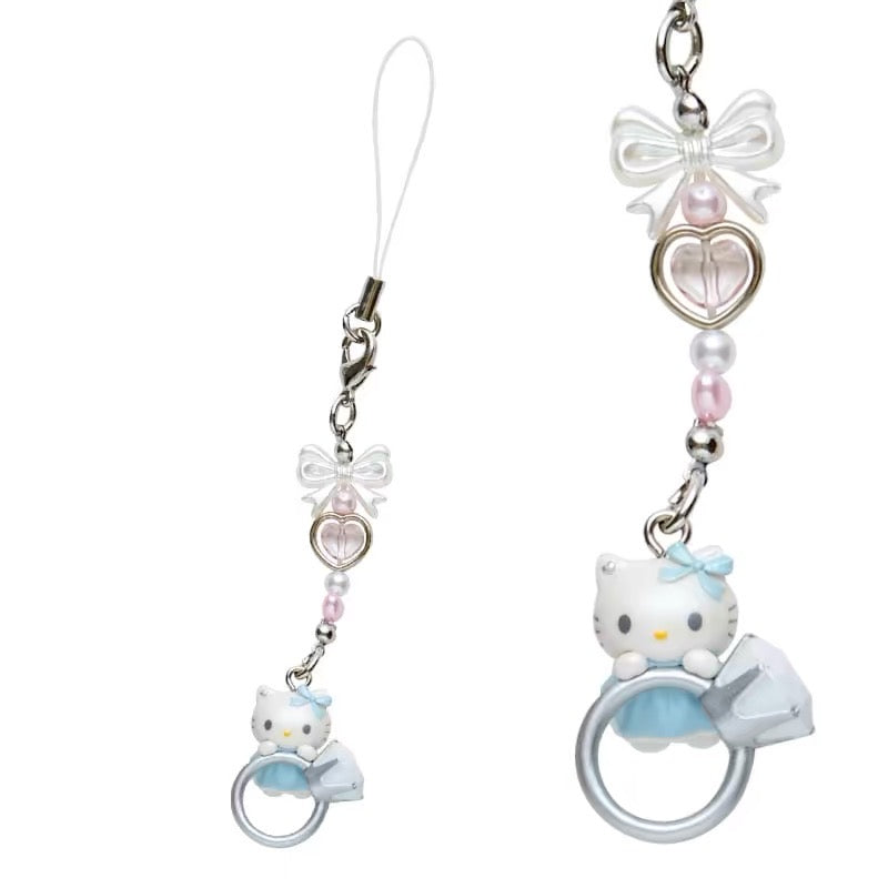 Hello Kitty Angel and Devil series phone charms