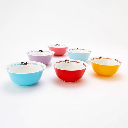 HP783 Japanese Sanrio Pompom jade cinnamon Kuromi Pochacoo Hangy Fishman ceramic ramen bowl household Japanese large bowl