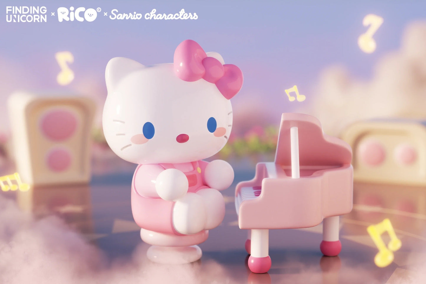 HM102 Sanrio Characters × RiCO Beautiful Love Series Hellokitty Melody Kuromi Blind Box