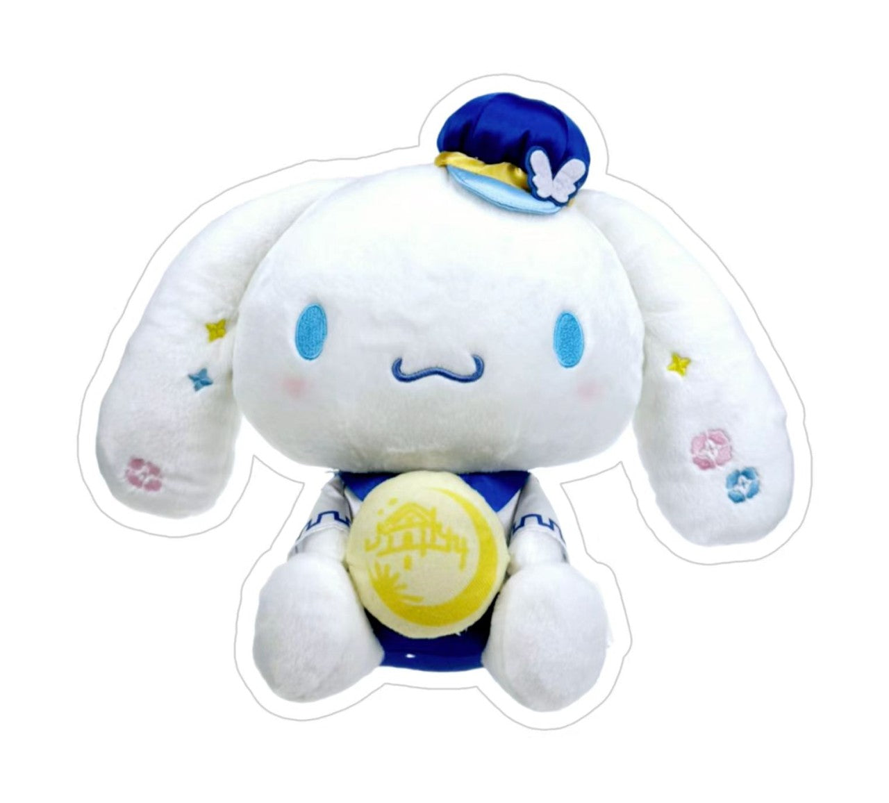 [Preorder] O-moon & Cinnamoroll 8 inch plushy & 4 inch keychain plushies