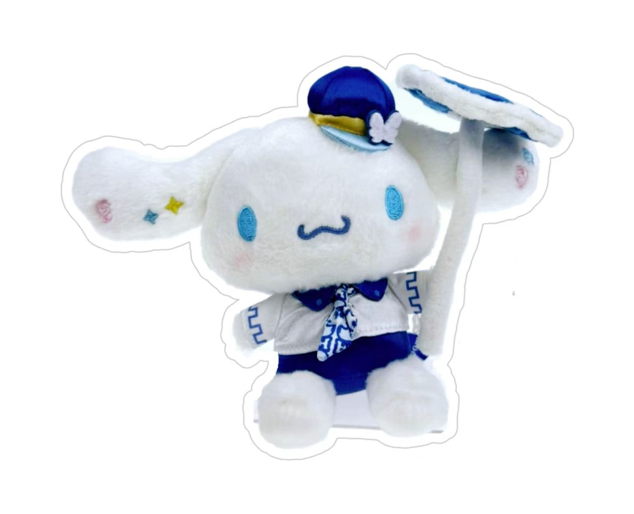 [Preorder] O-moon & Cinnamoroll 8 inch plushy & 4 inch keychain plushies