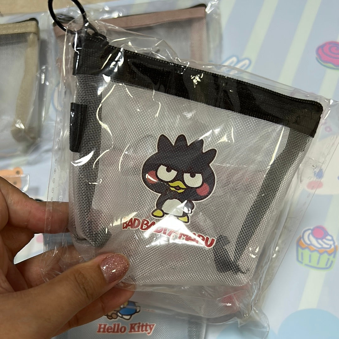 Mesh pouches badtz maru kuromi Pom Pom kuromi my Melody Kitty Cinnamoroll