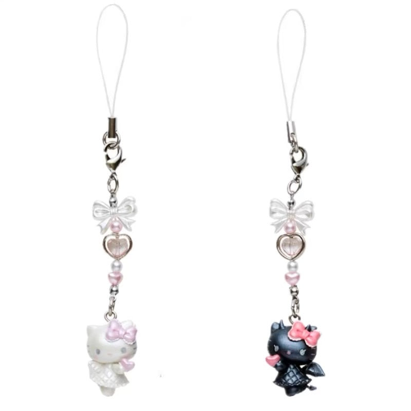 Hello Kitty Angel and Devil series phone charms