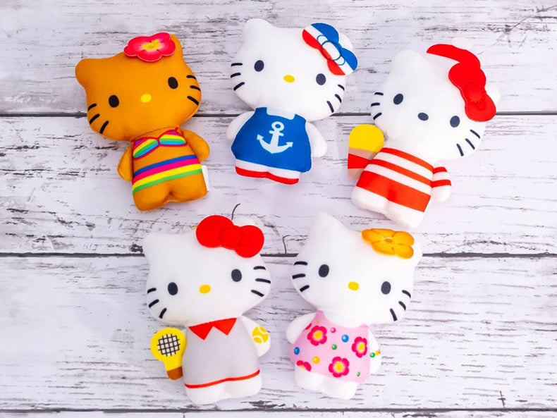 H666 Japanese Sanrio HelloKitty 50th Anniversary McDonald's Co-branded Doll Small Pendant Doll Blind Box Blind Bag