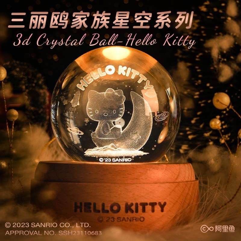 SC01 Sanrio 3D crystal light kuromi hello Kitty cinnamoroll pompompurin