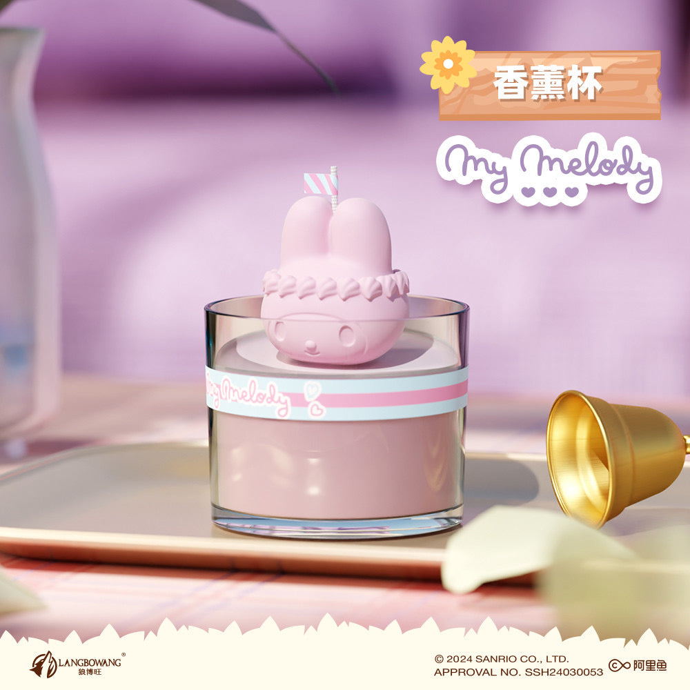 Sanrio hello kitty my melody Pom Cinna Family Aromatherapy Cup Fragrance Candle Home Indoor Bedroom