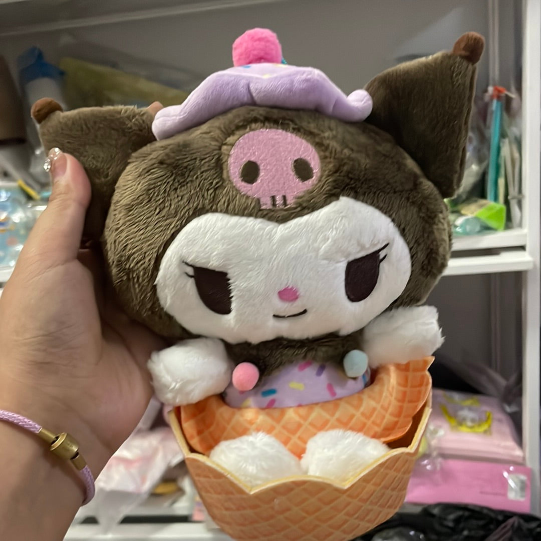 Clearance Kuromi ice cream plushy