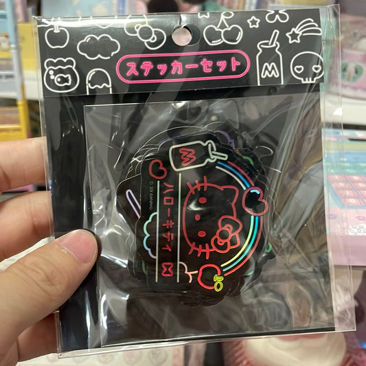 Neon shiny series Sanrio sticker