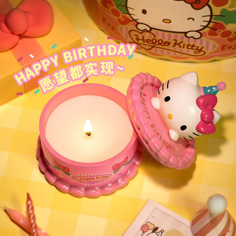 H191 Happy birthday cake figure Scented candles