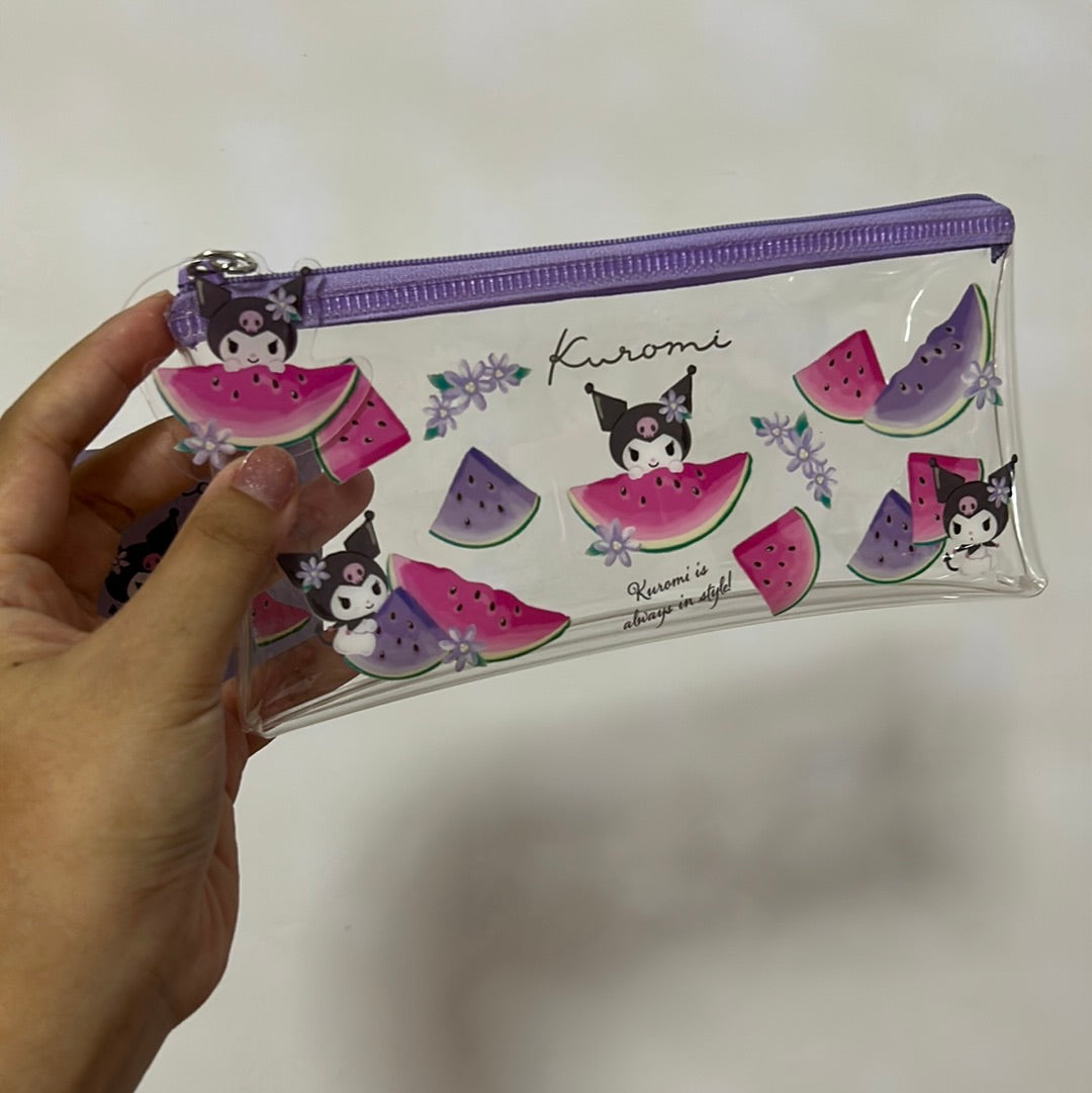 Fruits Pencil bag Melody Cinnamoroll Kuromi