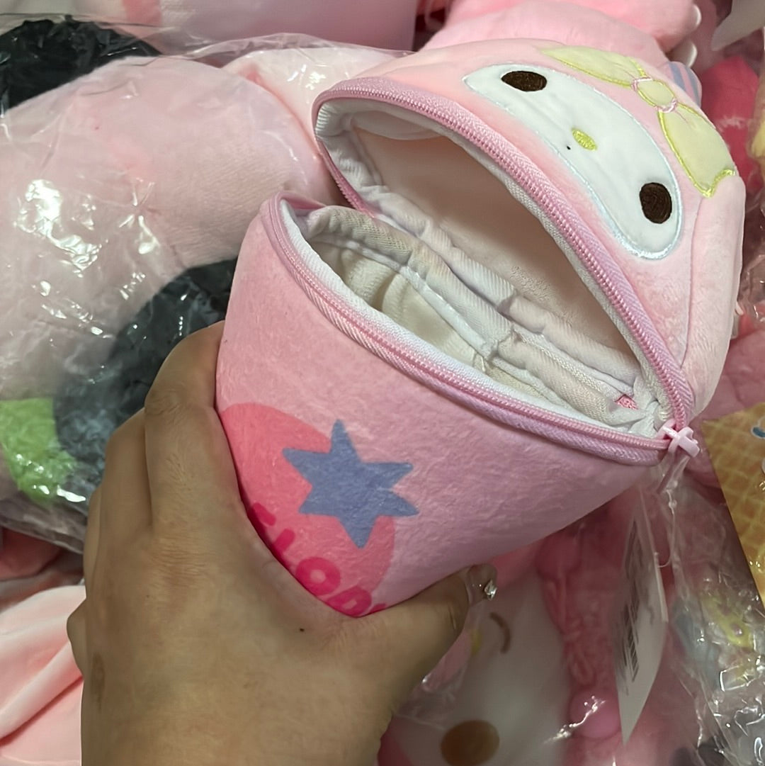 Clearance My Melody plushy boba tea pencil case