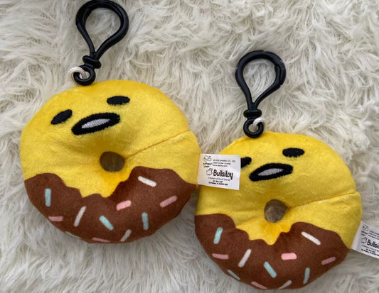 Gudetama donut keychain