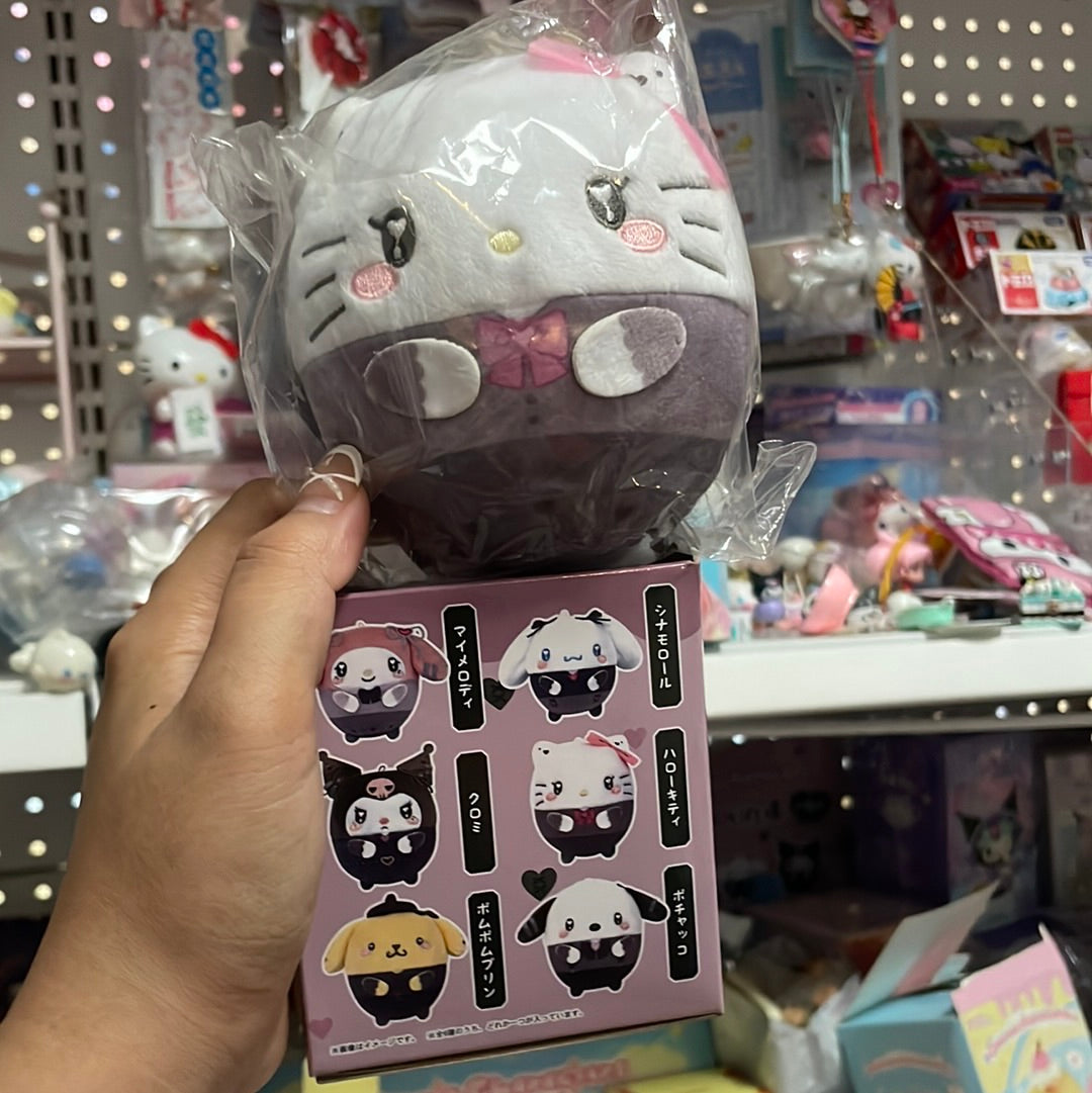 Pochacco My Melody Hello kitty round plushies confirmed blind boxes