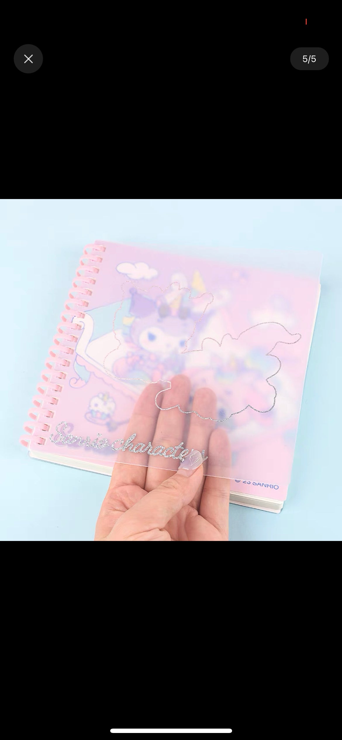 Sanrio unicorn notebook