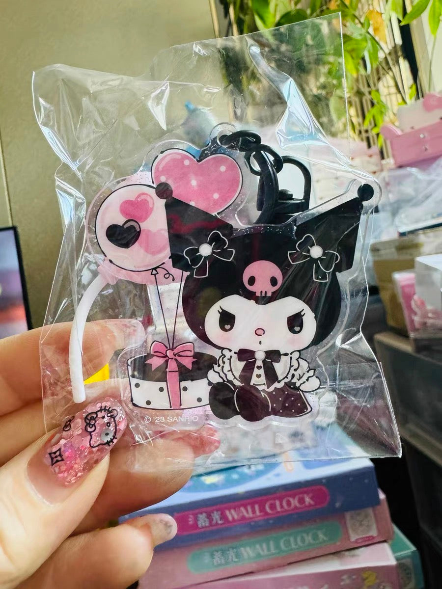 hello kitty cinna my melody balloon keychain blind box