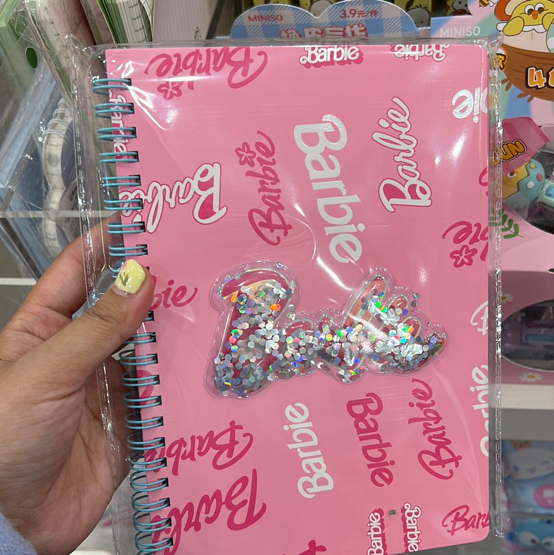 Barbie ring notebooks