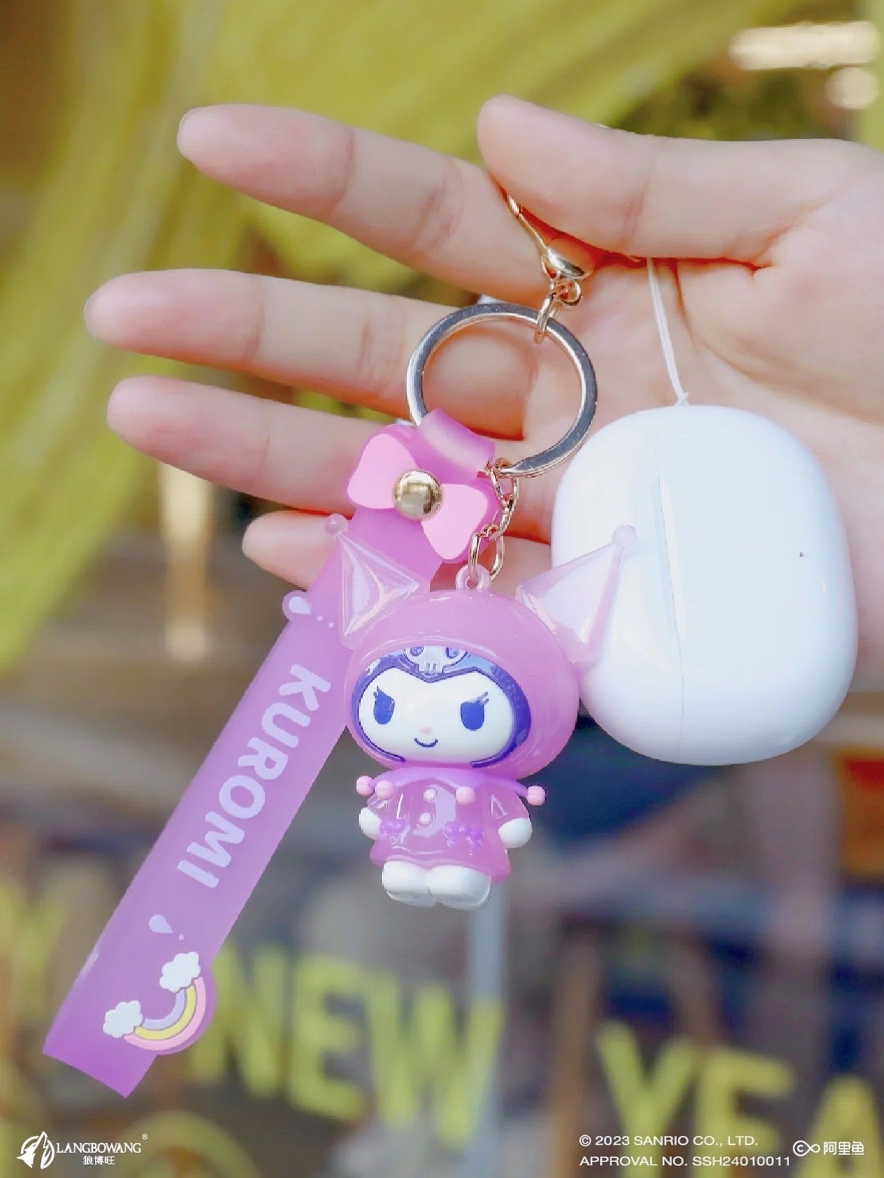 HM101 Sanrio Raining Day Raincoat blind box & Keychain Pochacco PomPomPurin My Melody Kuromi