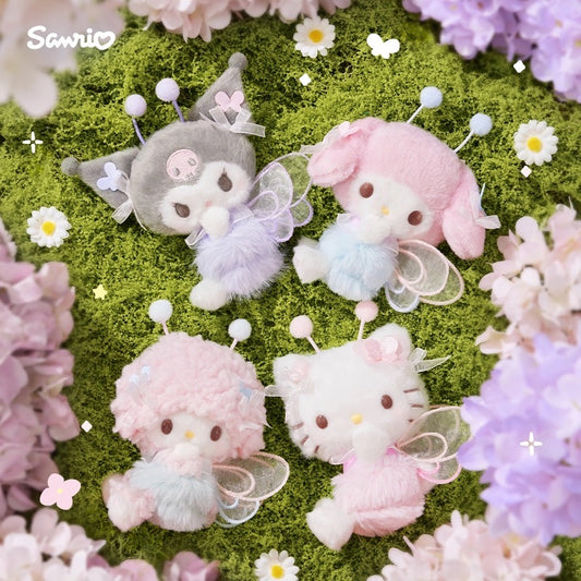 Japan Sanrio Honey Flowers plushies Kuromi Sweet Piano My Melody Hello Kitty Cinnamoroll Pom Pom Purin