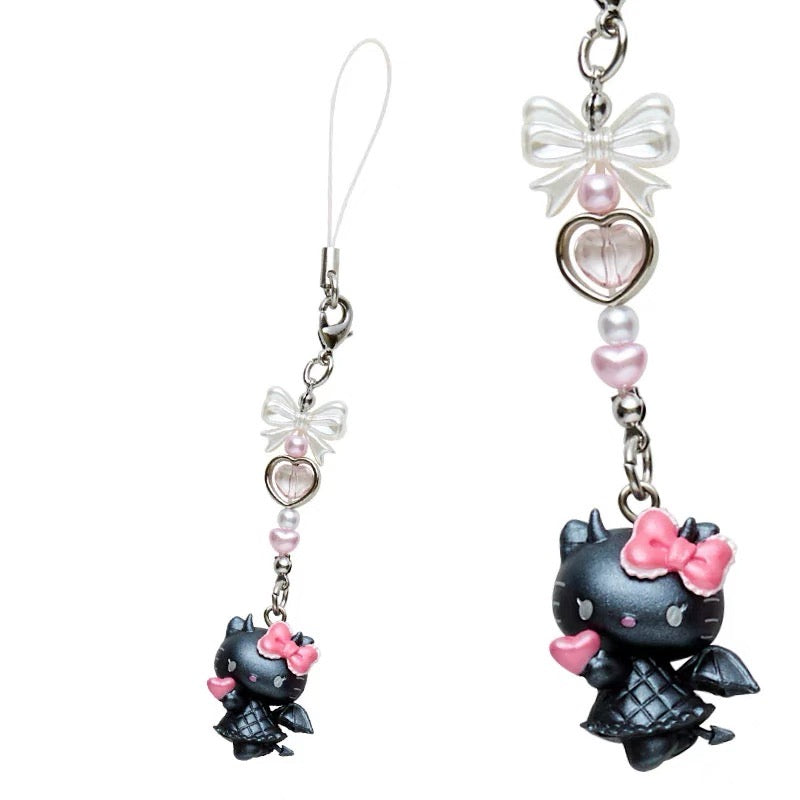 Hello Kitty Angel and Devil series phone charms