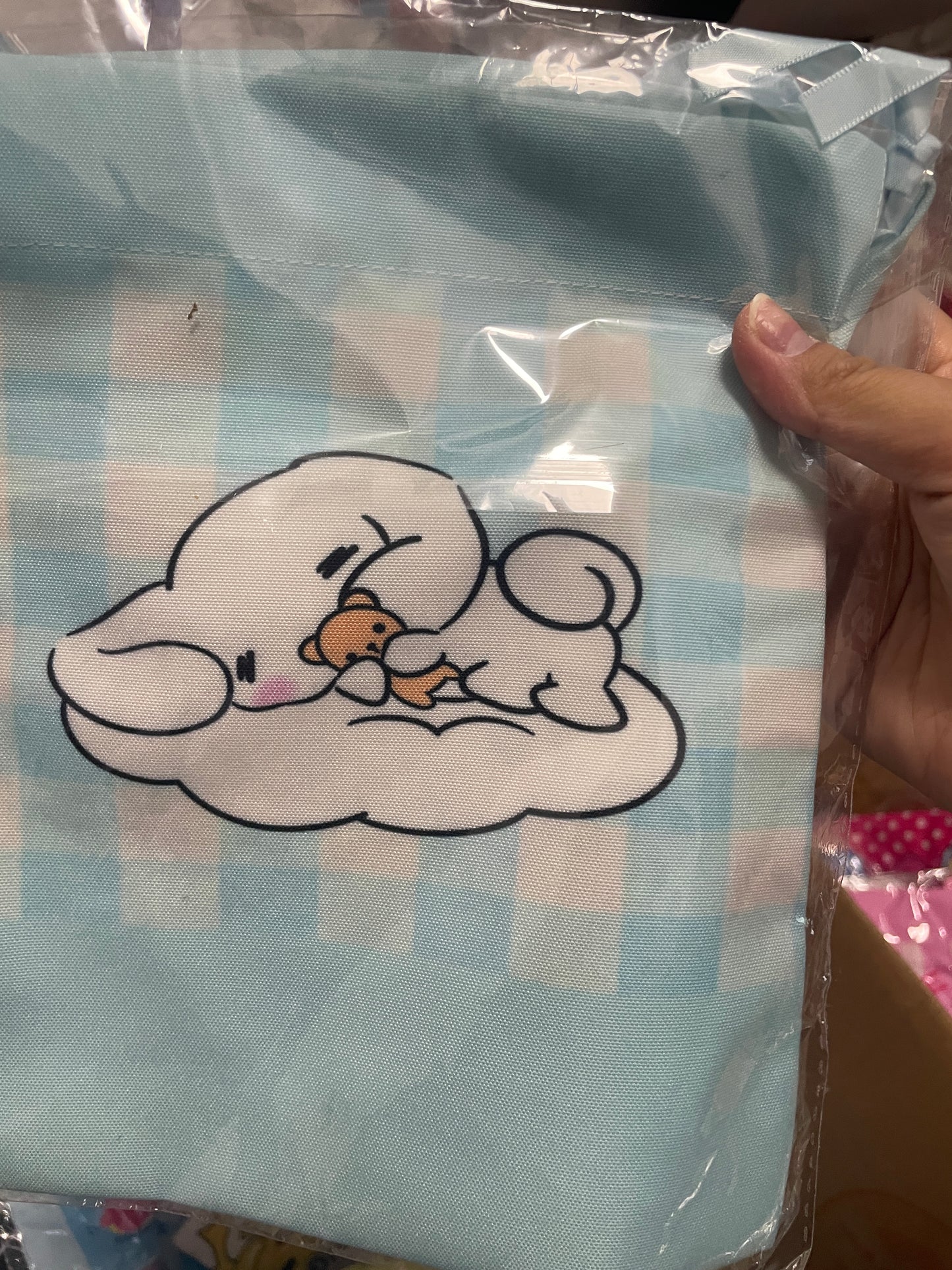 Clearance Sanrio drawstring bags Cinnamoroll My Melody Pochacco Shinchan