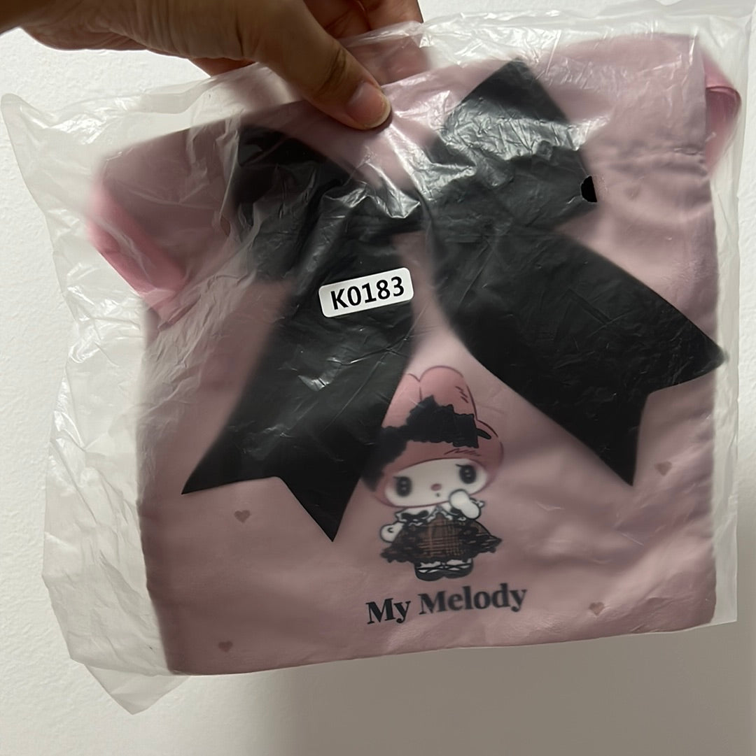 Lolita kuromi drawstring bags Lolita My Melody