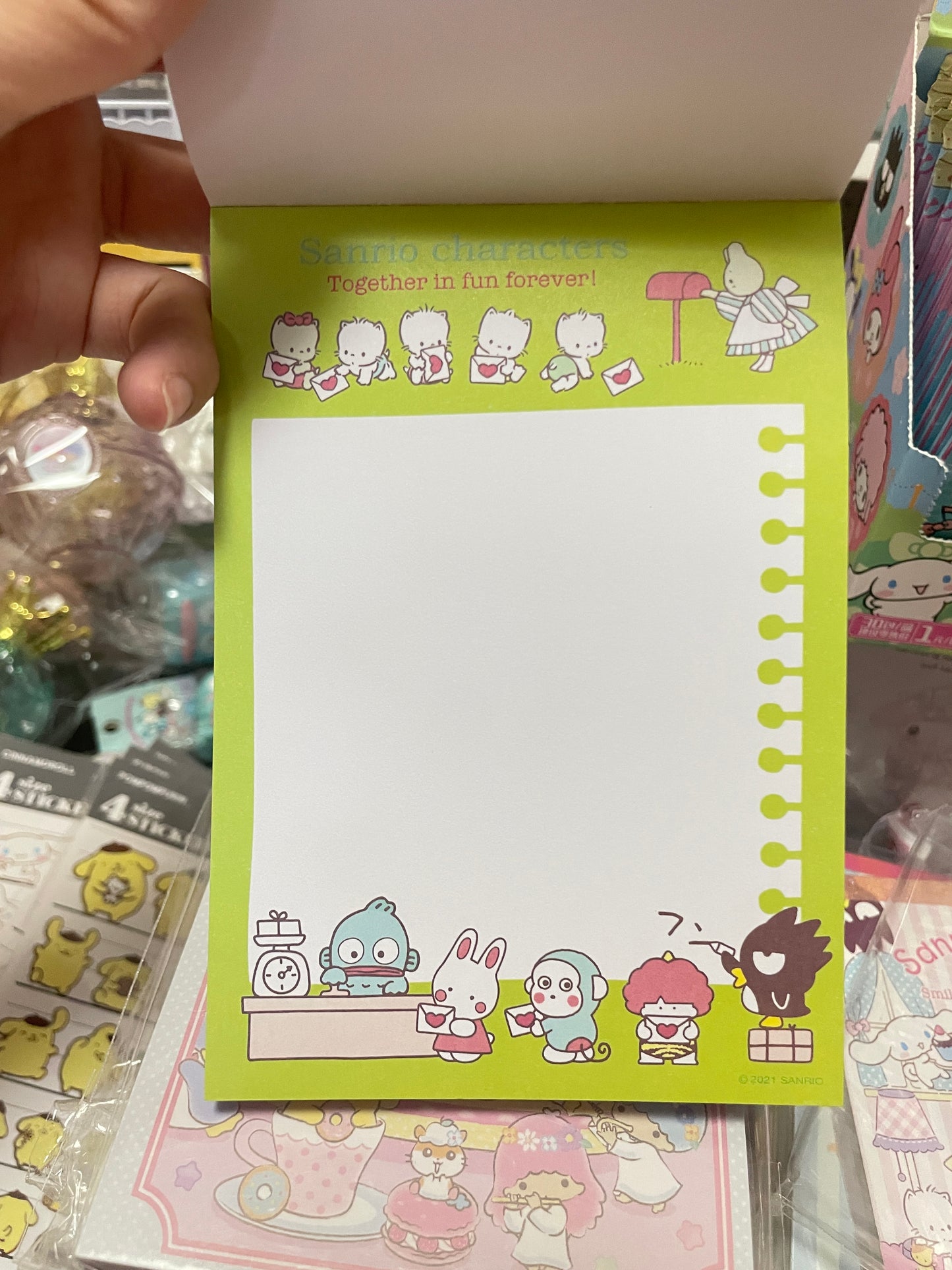 Sanrio family memo