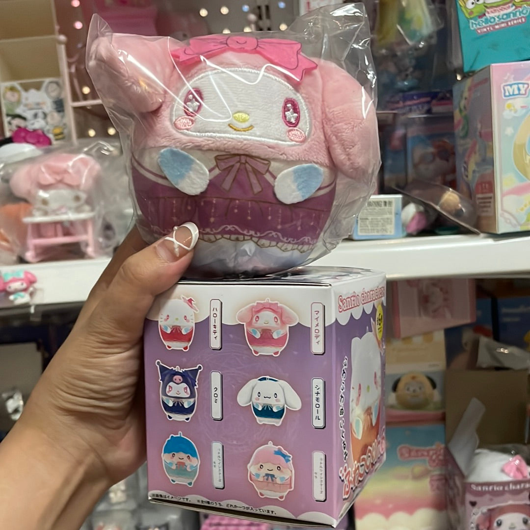 Pochacco My Melody Hello kitty round plushies confirmed blind boxes