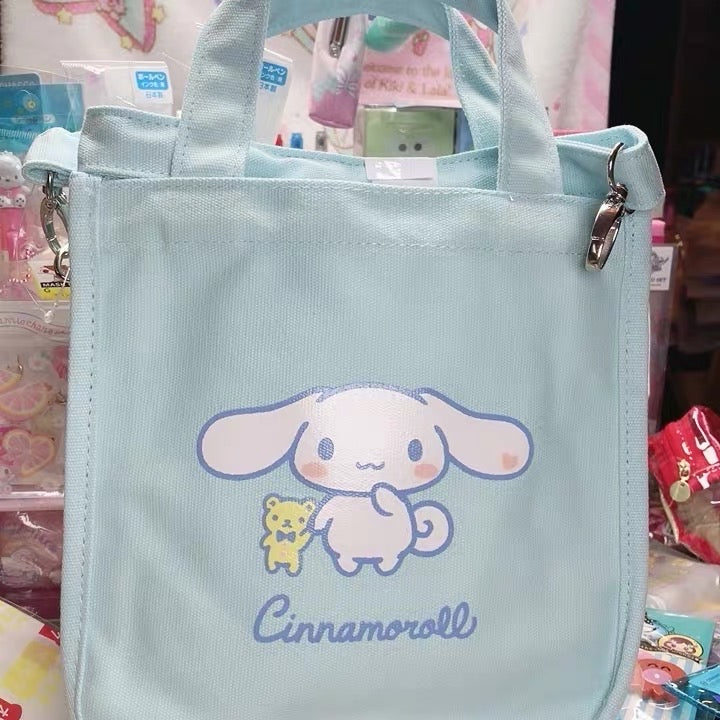 Japanese Sanrio Pacha dog canvas handbag cross-body bag