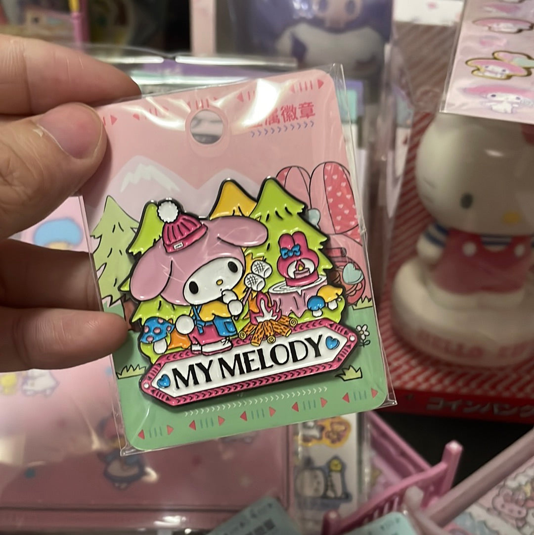 Sanrio kitty melody Kuromi Cinna pin