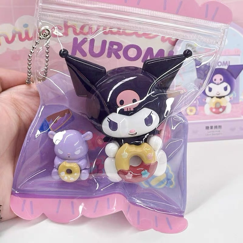 Sanrio kuromi pom melody piano pochacco cinna hangyodon snack series blind box