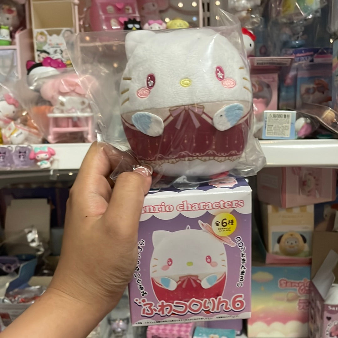 Pochacco My Melody Hello kitty round plushies confirmed blind boxes