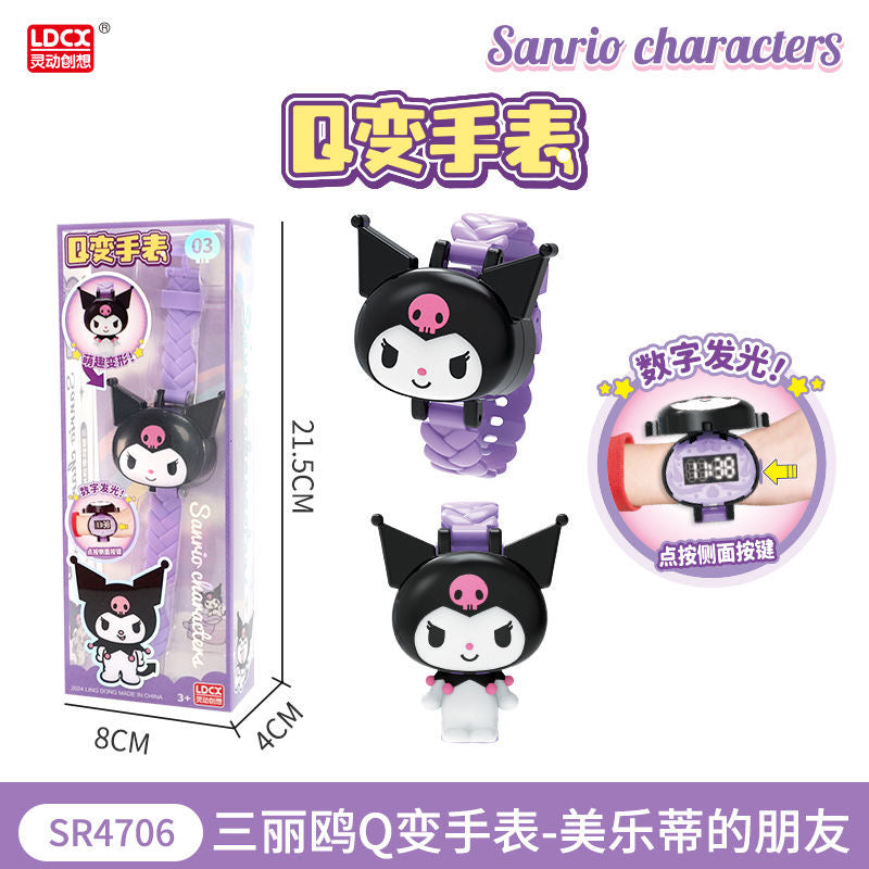 Sanrio kuromi my melody Cinna light up watch