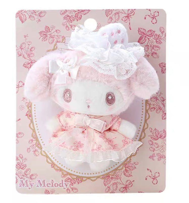 M0114 Japan Sanrio Newest My Melody white strawberry series