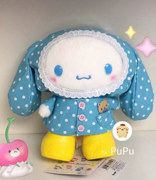 Preorder Cinnamoroll raincoat plushy