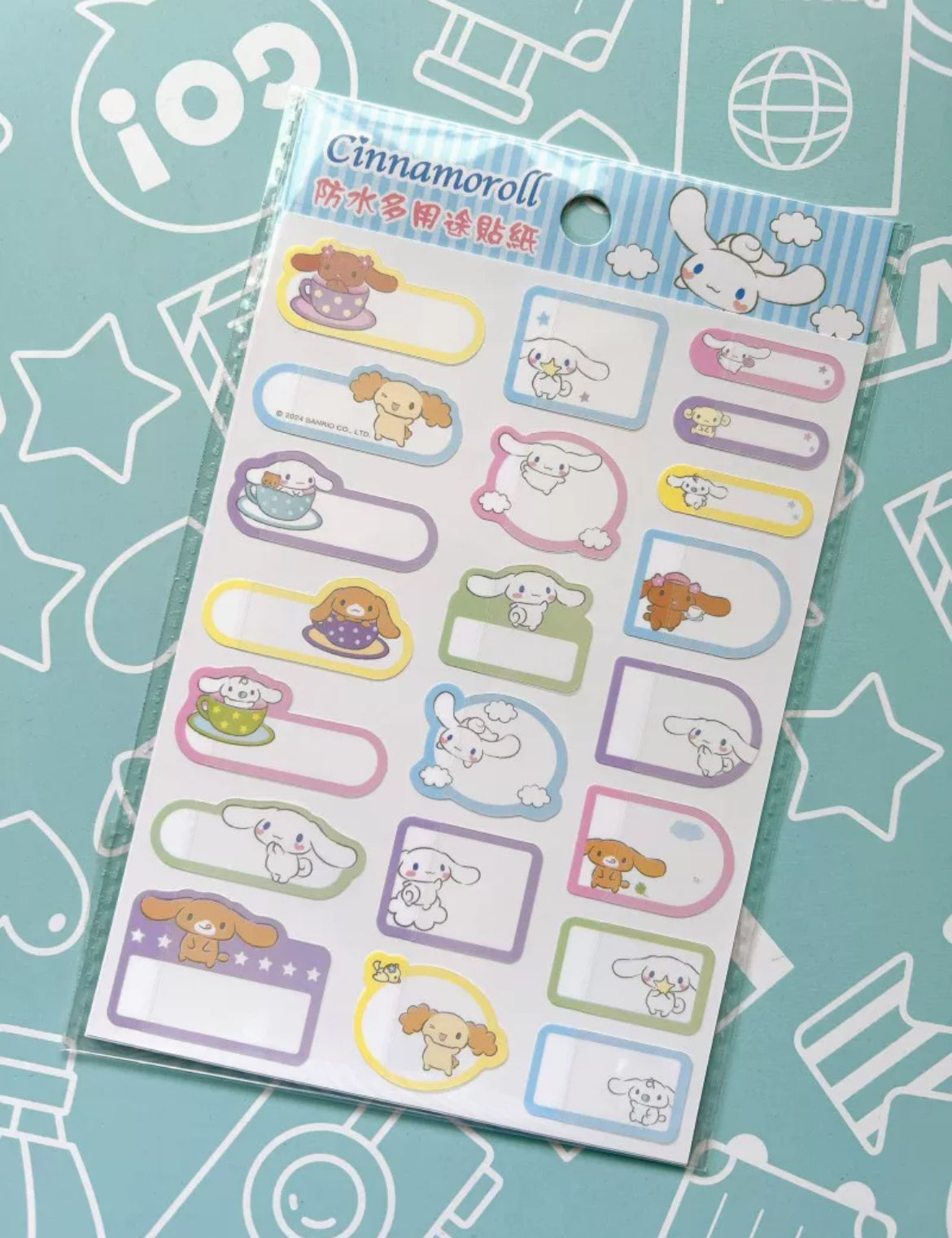 Hello Kitty 50th anniversary kuromi cinnamoroll stickers