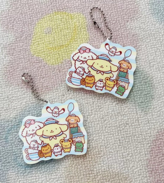 Pom Pom Purin keychain