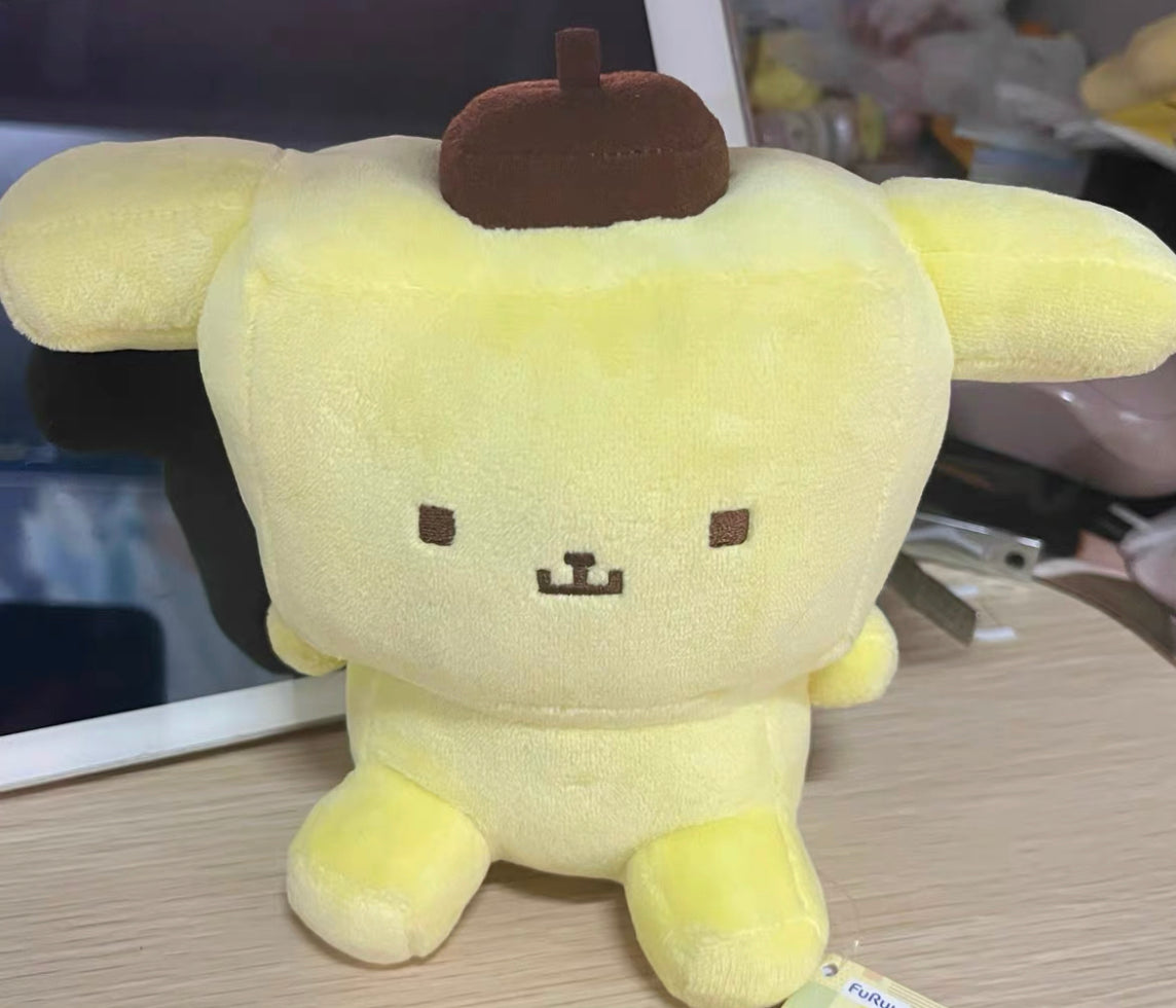 Preorder Pom Pom Purin square head plu shy