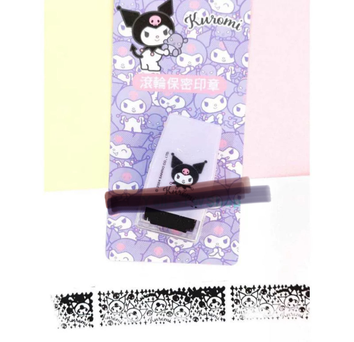 Preorder roll stamp Hello Kitty Kuromi Little Twins Stars