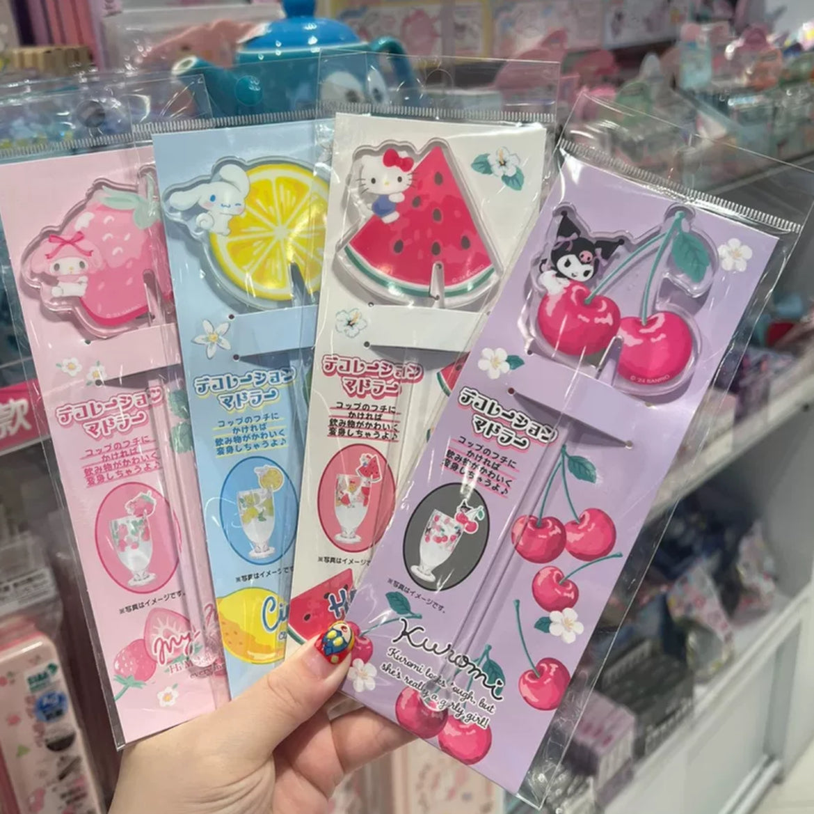 Stiring stick Kuromi Hello Kitty Cinnamoroll My Melody