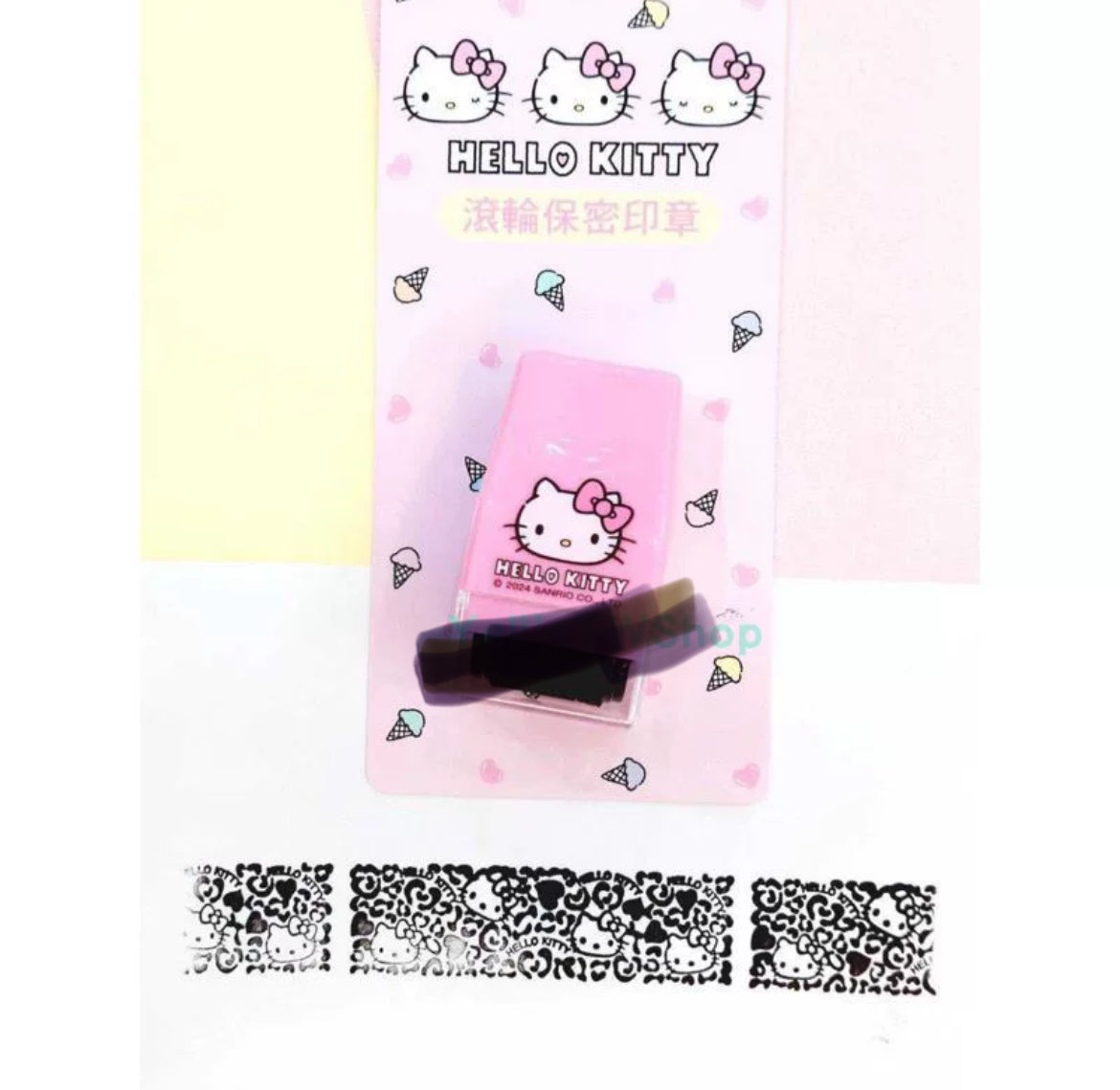 Preorder roll stamp Hello Kitty Kuromi Little Twins Stars