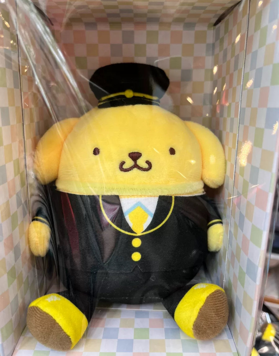 Railway driver plushy Pom Pom Purin