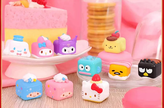 Dessert figures confirmed blind box Kuromi Pom Pom Purin My Melody